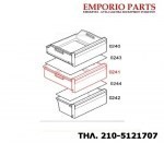Συρτάρι κατάψυξης ψυγείου Siemens , Pitsos , Bosch, 00689249 Συρτάρι κατάψυξης ψυγείου Siemens , Pitsos , Bosch, 00689249
